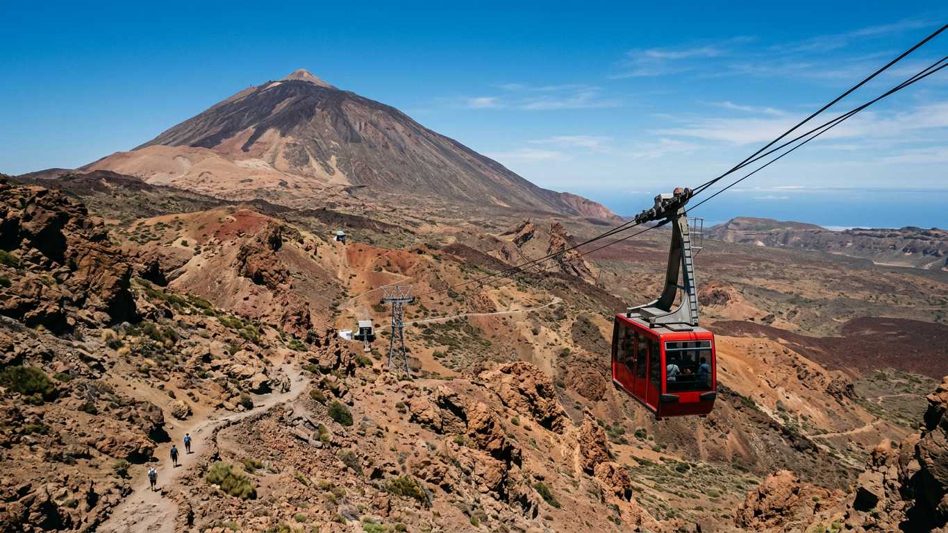 Riding the Teide Cable Car to 3,555 Metres